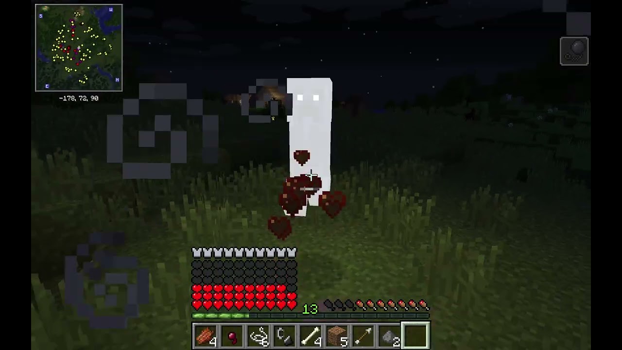 Protecting a village with Iron-golem armour! -minecraft