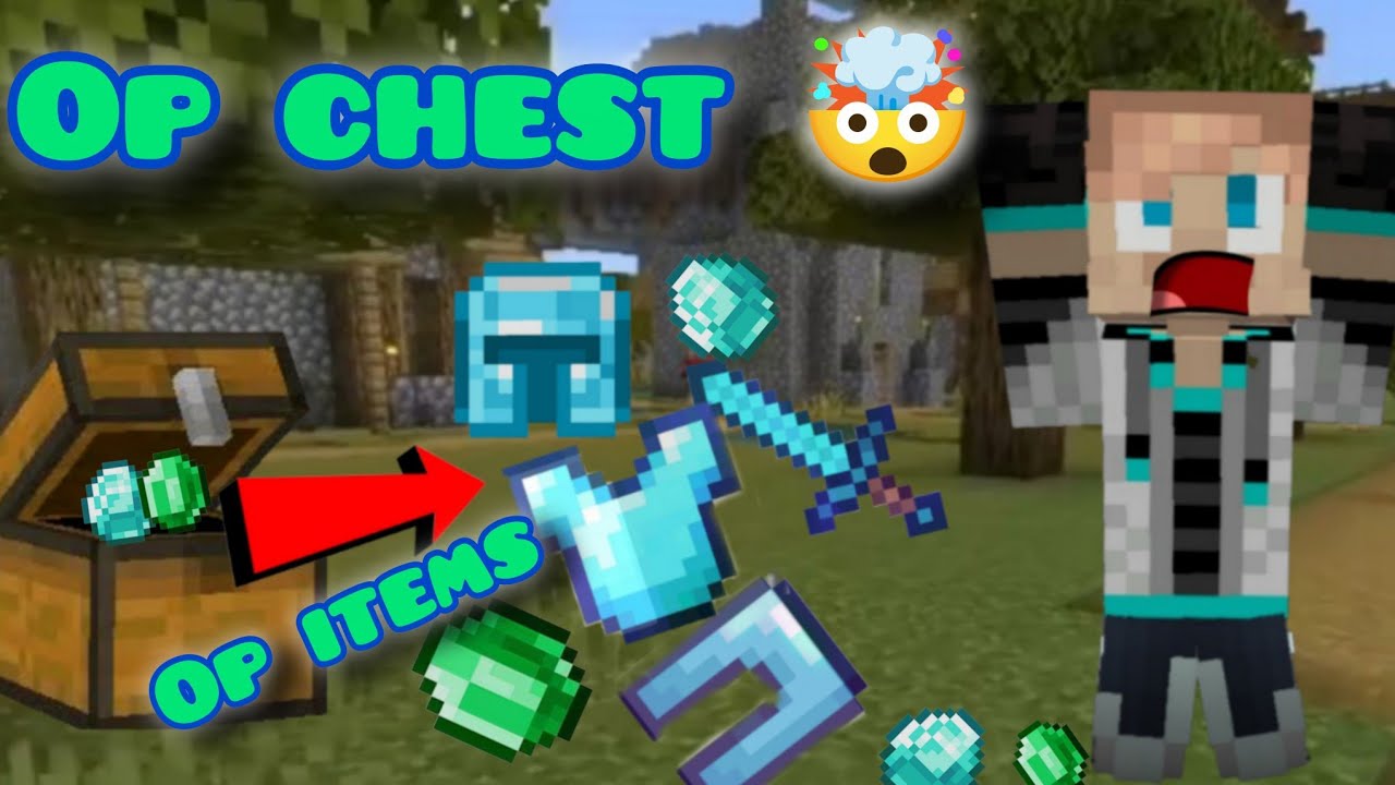 Minecraft but chest have op item 🤯🤯in Minecraft gameplay video # ...