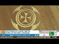 Mysterious crop circle pops up in France