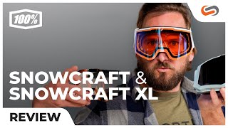 100% Snowcraft & Snowcraft XL Snow Goggles Review! | SportRx