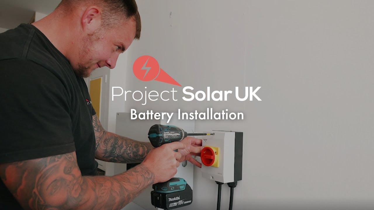 Project Solar | Battery Installation - YouTube