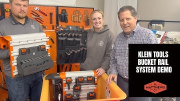 Klein Tools Bucket Rail System