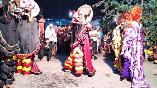 Bujang Ganong VS Singo Barong Rampokan Jaranan Turonggo Seto Kinasih