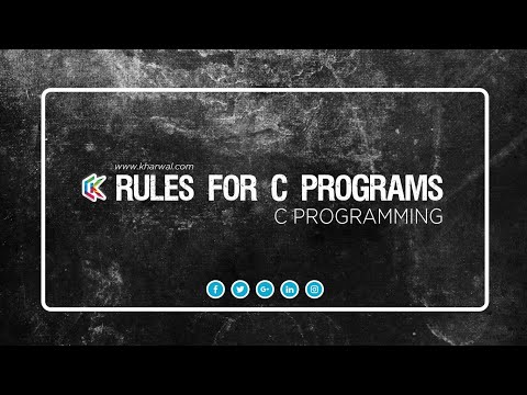 C Programming Rules
