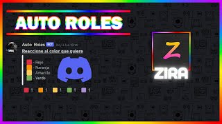 Como hacer Auto Roles | Zira