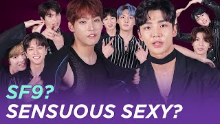 SSS! Sensuous Sexy SF9?! | SF9 IN 10 SEC ENG SUB • dingo kdrama