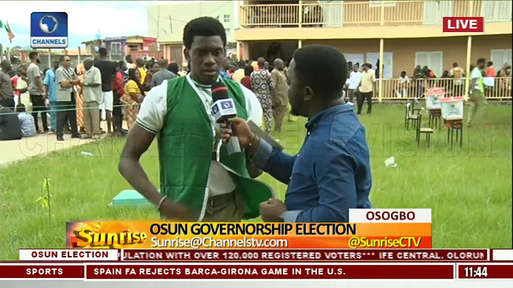 Focus On Enthusiasm Of Voters At Ongoing Osun Election |Sunrise|