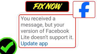 Fix “Your Version of Facebook Lite Doesn’t Support This Message” (2026) | Update Version Fix screenshot 3