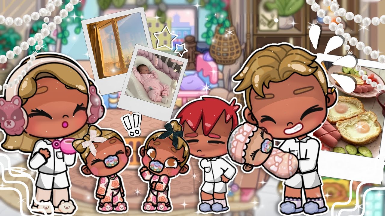 ✨🌞 УТРЕННЯЯ РУТИНА БОЛЬШОЙ СЕМЬИ 💖👨‍👩‍👧‍👦☕🥐 | Avatar World ✨