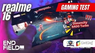 Tes Main Arknight Endfield Default & Highest 60FPS | Realme 16 | Dimensity 6400 Turbo