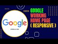 Google Search Page (Working & Responsive) HTML + CSS | API EDUCATION