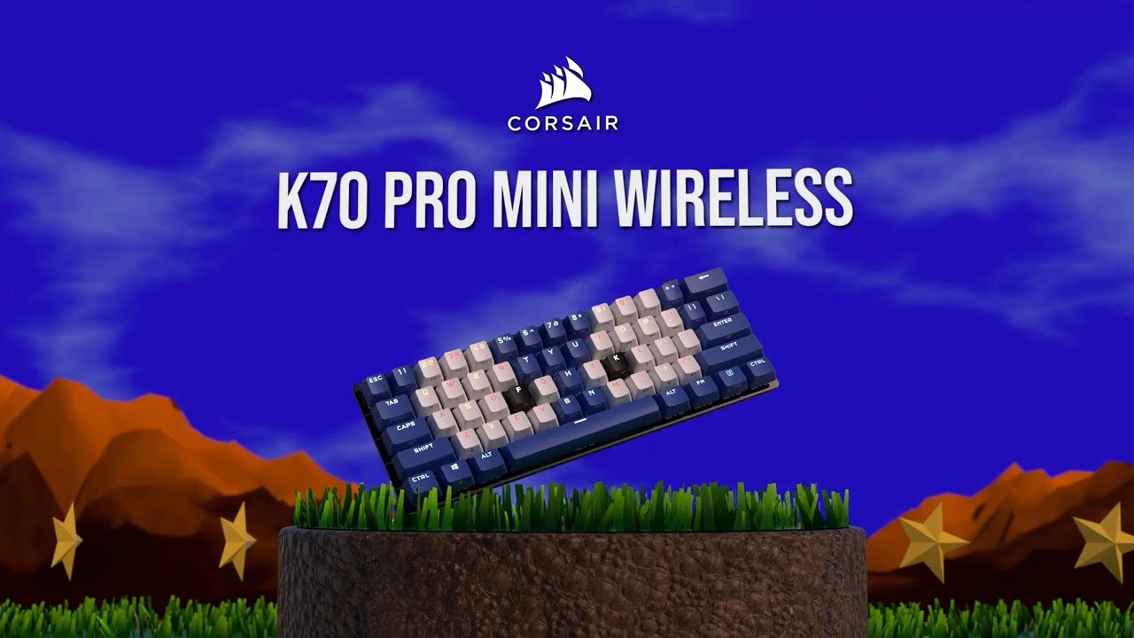 Corsair K70 RGB Pro Mini Wireless - Cherry MX Red - Clavier PC Corsair sur