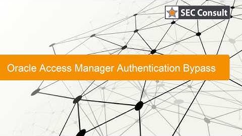 Authentication bypass in Oracle Access Manager (OAM) SSO solution