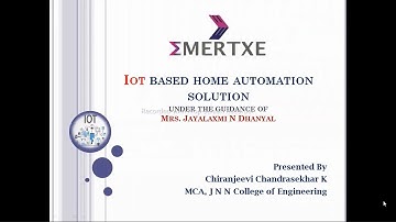 Emertxe Technologies IOT based online internship