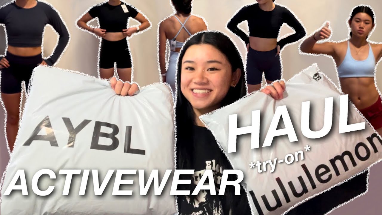 ACTIVEWEAR TRY-ON HAUL: LULULEMON & AYBL 