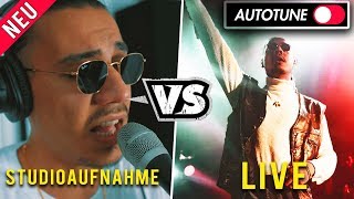 SONGS IM STUDIO VS. SONGS LIVE 🤯 [DEUTSCHRAP-EDITION]