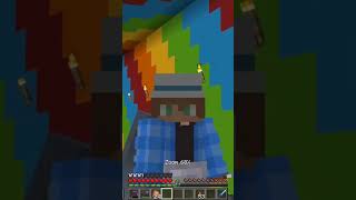 I build illusions in survival minecraft #minecraft #tazoh #fyp #clips #shorts #fypシ゚viral
