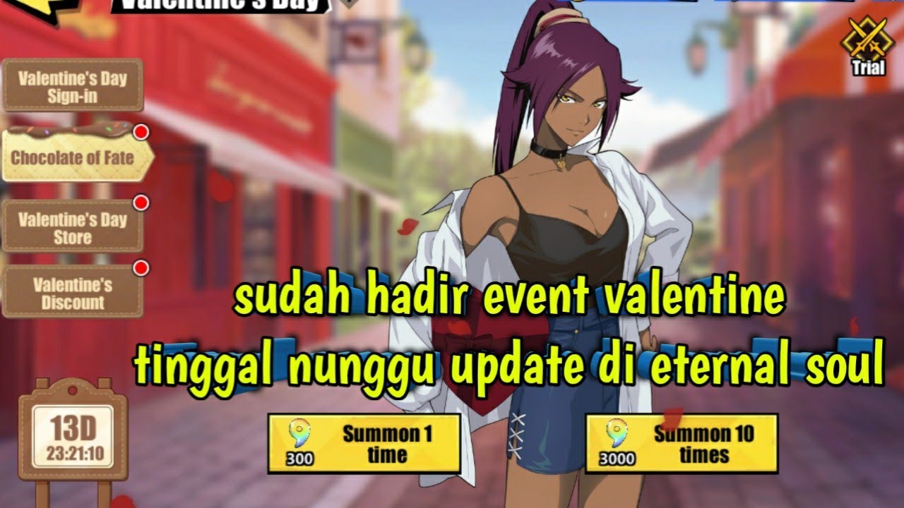 sudah hadir event valentine bleach immortal soul YouTube