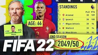 I SIMULATED to *2050* in FIFA 22 Career Mode! (I BROKE FIFA..... ️)