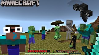 100 Mobs VS 1 Steve Minecraft survival series episode 20