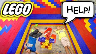 Trapped in Giant Lego HOUSE!