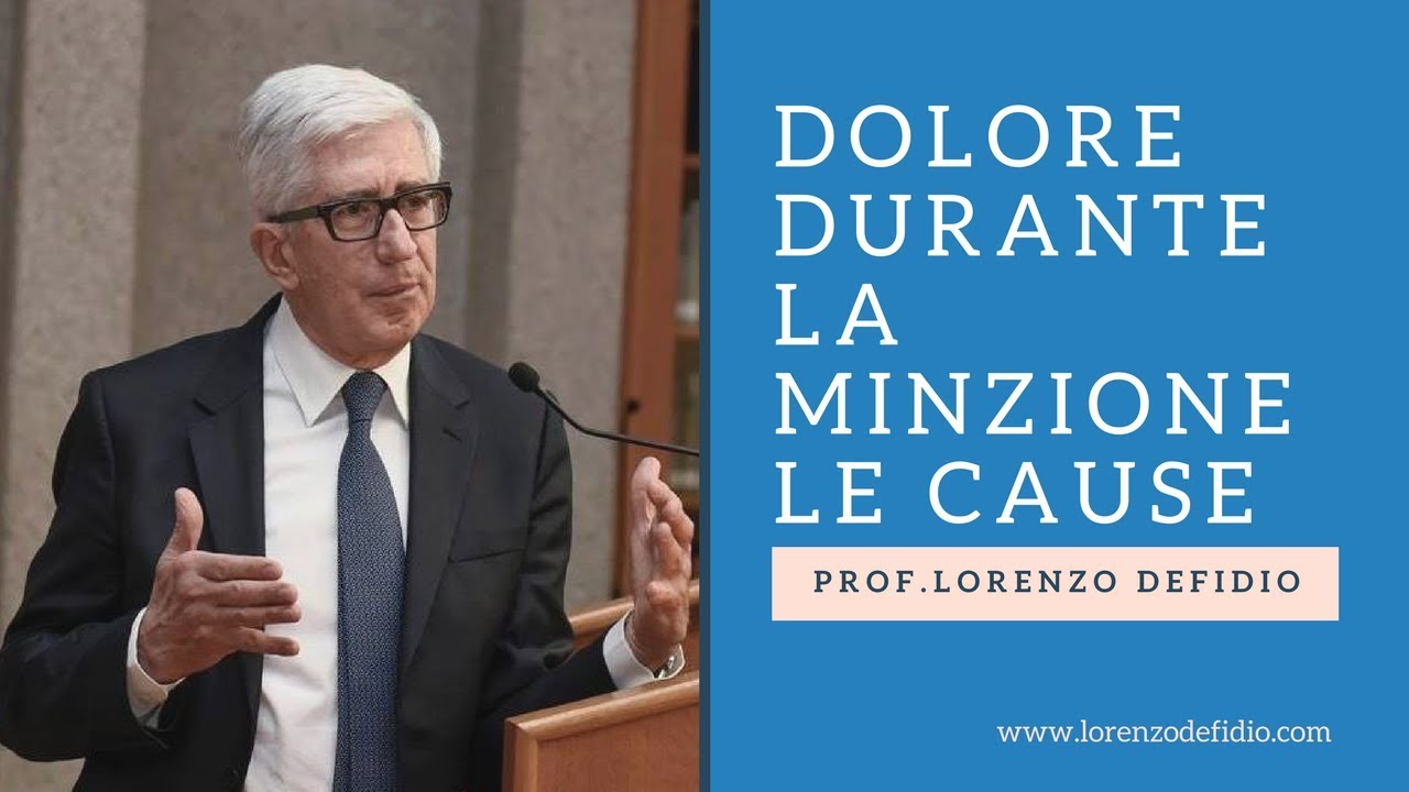 dolore minzione