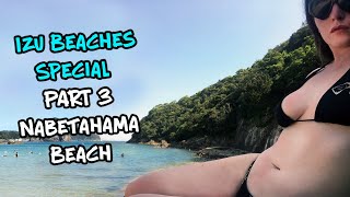 Solo Beach Vacation in Japan PART 3  Nabetahama Beach 鍋田浜海水浴場
