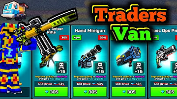 Mythical Traders Van Weapons - Pixel Gun 3D