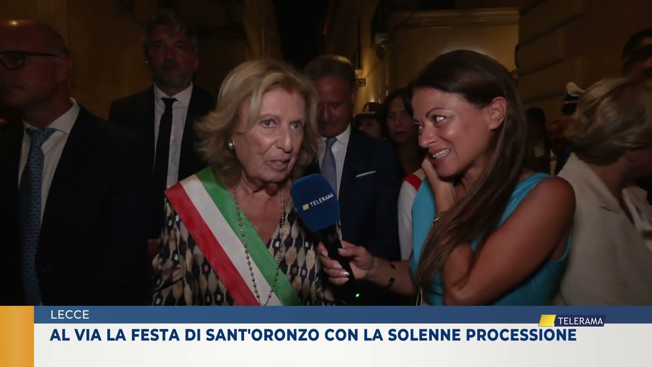 Al via la festa di Sant’Oronzo con la solenne processione