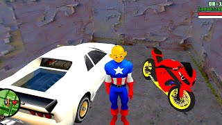 Upin becomes Captain America to protect Opa 🤣 Oyanio TV