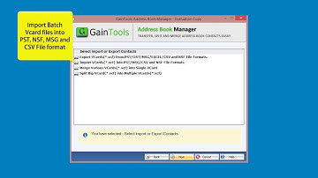 Address Book Manager Tool - Simple Way to Use Import, Export, Split and Merge Contacts