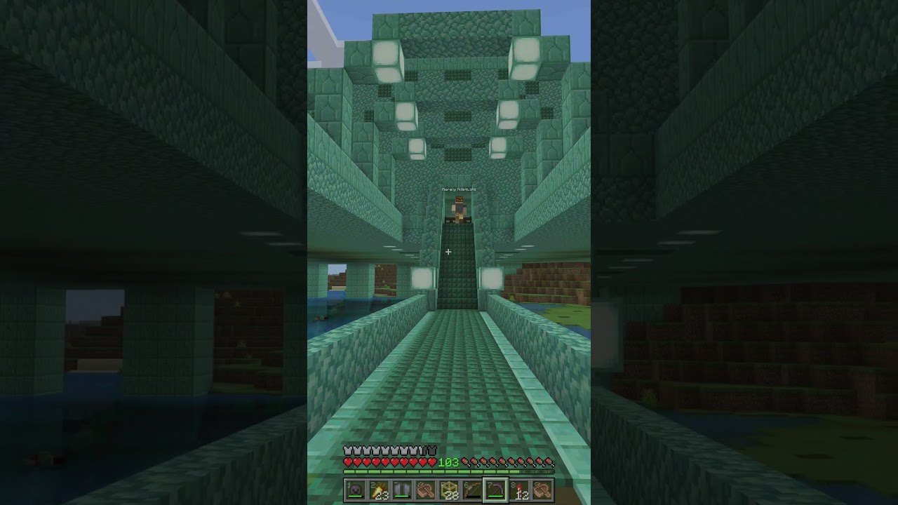 How to prank your friends with Guardians #mincraft #minecraftfunny #minecraftshorts