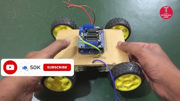 Arduino Uno Obstacle Avoiding Car using Card Board | DIY Arduino Smart Car | Arduino Projects