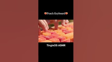Peach Keyboard ASMR 🍑✨ #aiasmr