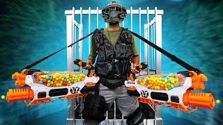 NERF Juggernaut Prison Escape Challenge! NERF Juggernaut Prison Escape Challenge!