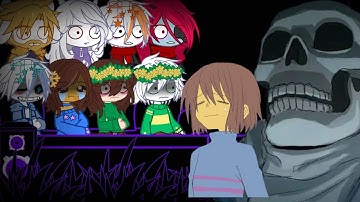 (🇧🇷🇺🇸🇲🇽) Undertale react to ¿Por qué saltaste?