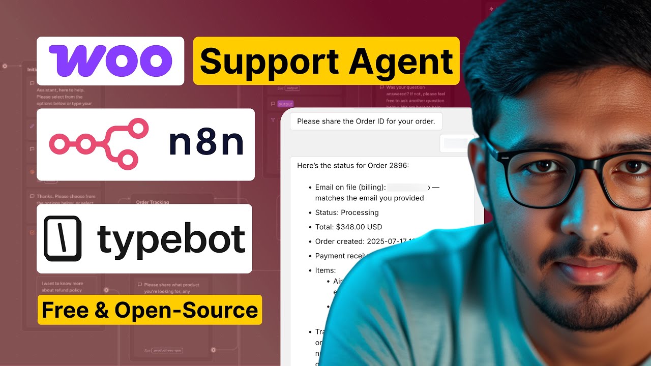 Build Free WooCommerce AI Chatbot with n8n & Typebot - Smart, Intelligent & Open Source!