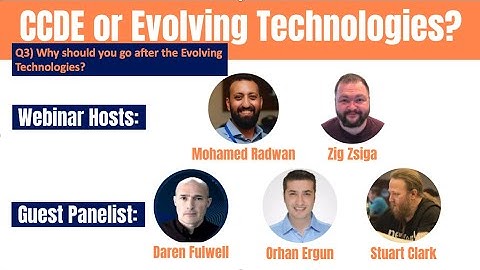 CCDE or Evolving Tech - Question#3