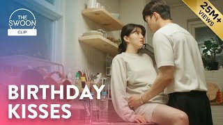 Song Kang Gives Han So-hee Birthday Kisses On The Kitchen Countertop | Neverthel