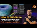 Blender 5: Bundles & Closures + Repeat Zones — Data-Driven Scientific Visualization (Full Tutorial)
