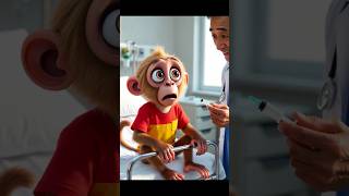Bandar Gaya Hospital ki Kahani #shorts #trending #viral #ai #animation #video