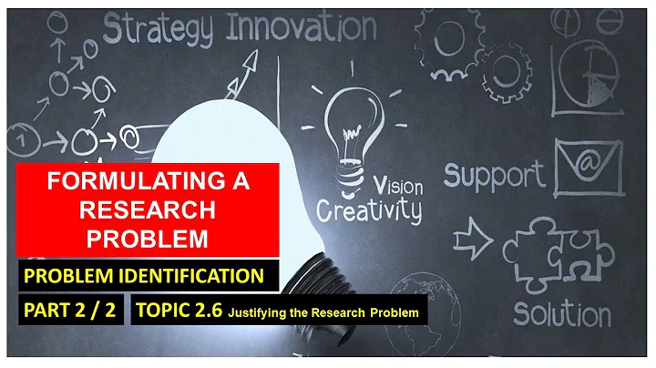 HOW TO IDENTIFY RESEARCH PROBLEM? Topic 2.6 | Part...
