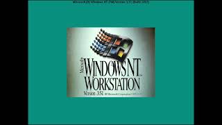 Raw installation footage of Microsoft Windows NT 3.51