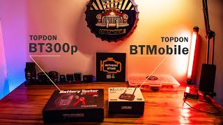 TOPDON Battery Tester BT300P &amp; BTMobile Lite ឧបករណ៍ធ្វើតេស្តអាគុយរថយន្ត
