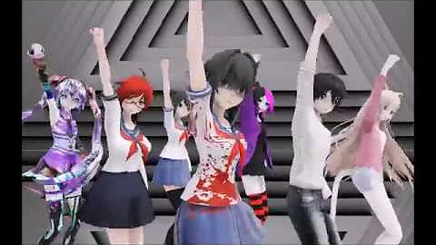 MMD Ayano And Friends