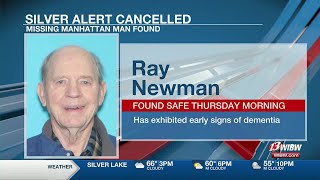 Silver Alert canceled for man reported missing out of Manhattan, found safe