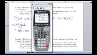 028 Normal Distributions Applications