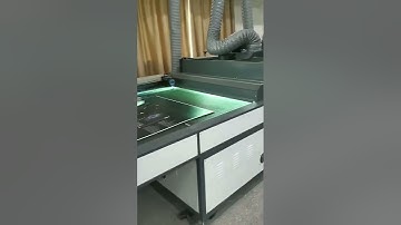 3/4 automatic screen printing line with Uv dryer and stacker