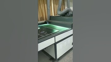 3/4 automatic screen printing line with Uv dryer and stacker