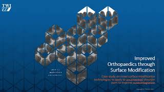 How surface modification can improve orthopaedics applications